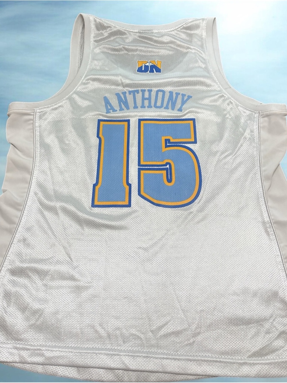 adidas White NBA Tagged Basketball Jersey - Picture 2 of 5
